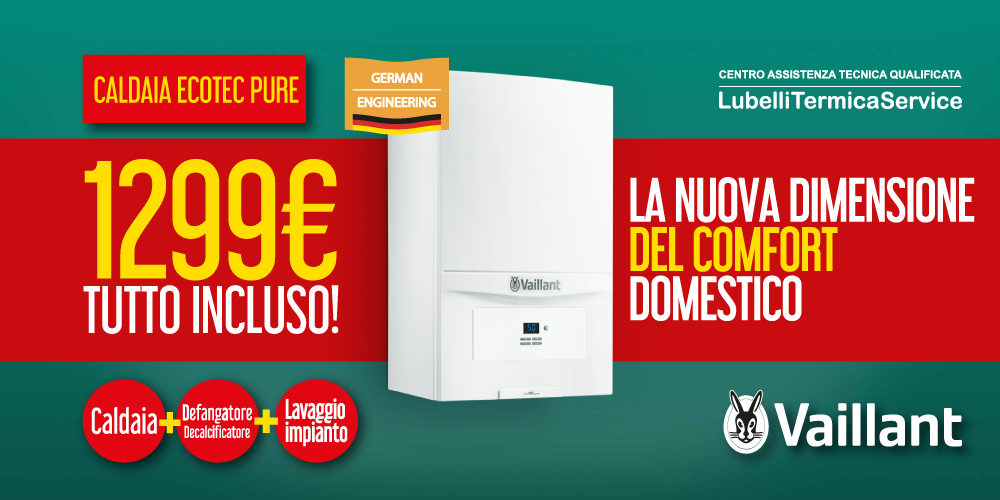 Offerta centro tecnico qualificato Vaillant Napoli nuova caldaia Vaillant ecotec pure | Offerta sostituzione caldaia Vaillant | Sostituzione caldaia nel 2025